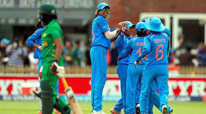 भारतीय महिला टीम ने पाकिस्तान को 95 रन से हराया