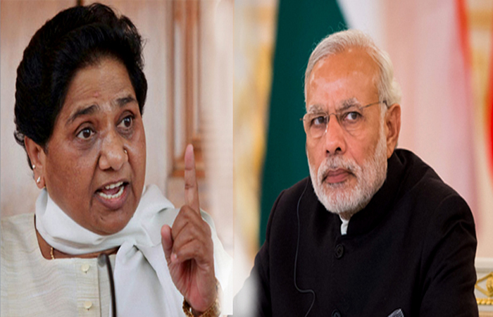 मायावती का करारा जवाबः कांग्रेस की इमर्जेंसी जैसी है मोदी सरकार