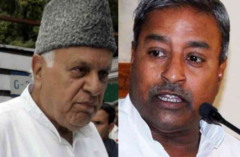 फारुख अब्दुल्ला ने कहा देश कटियार के बाप का नहीं