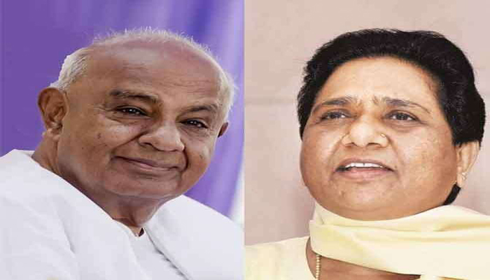 कर्नाटक में मजबूत हुआ जेडीएस-बसपा गठबंधन