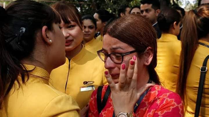 क्यों हुआ जेट कर्मचारियों का यह हाल