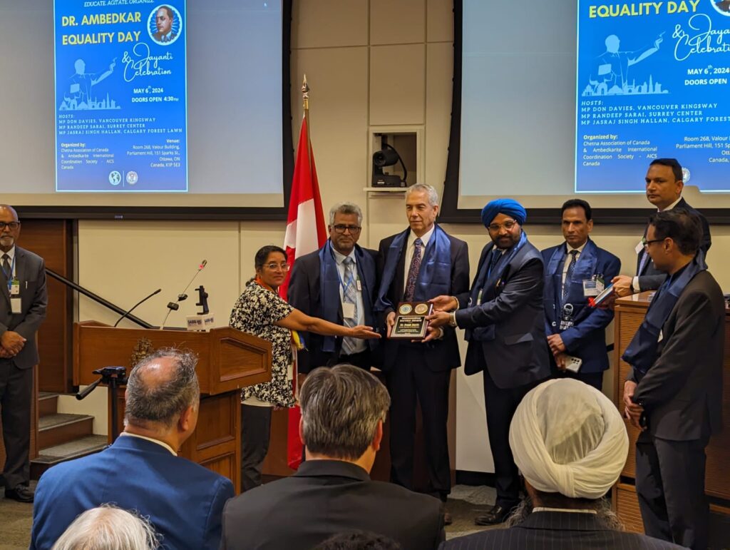 Canadian Ambedkarite celebrated ambedkar jayanti as Equality Day at the Parliament Hill ottawa by Chetna Association and AICS of Canada.
