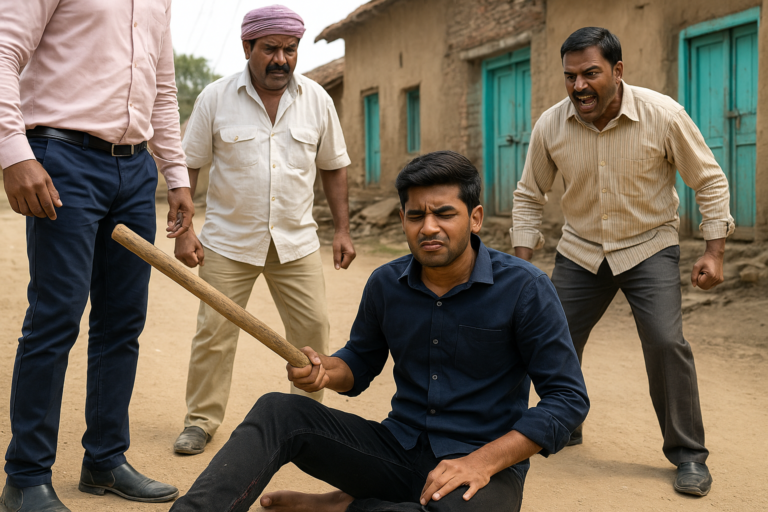 बुंदेलखंड में सामंती सोच का नंगा नाच, नाम में “राजा” लिखने पर दलित युवक का तोड़ा पैर