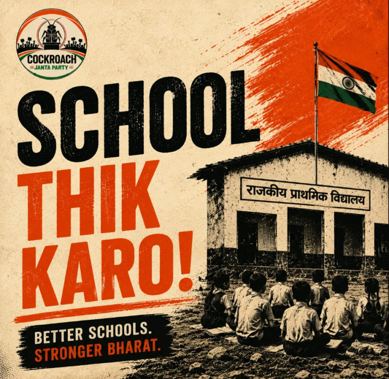 स्कूल ठीक करो का अभियान कहां है???