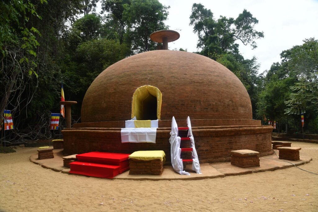 Asok's Son Mahinder Ther Stupa (Photo-Rajagala Archaeological Project)